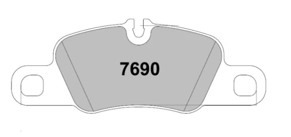 PFC Porsche 992 Carrera S / 4S Rear Brake Pads - 332 Compound