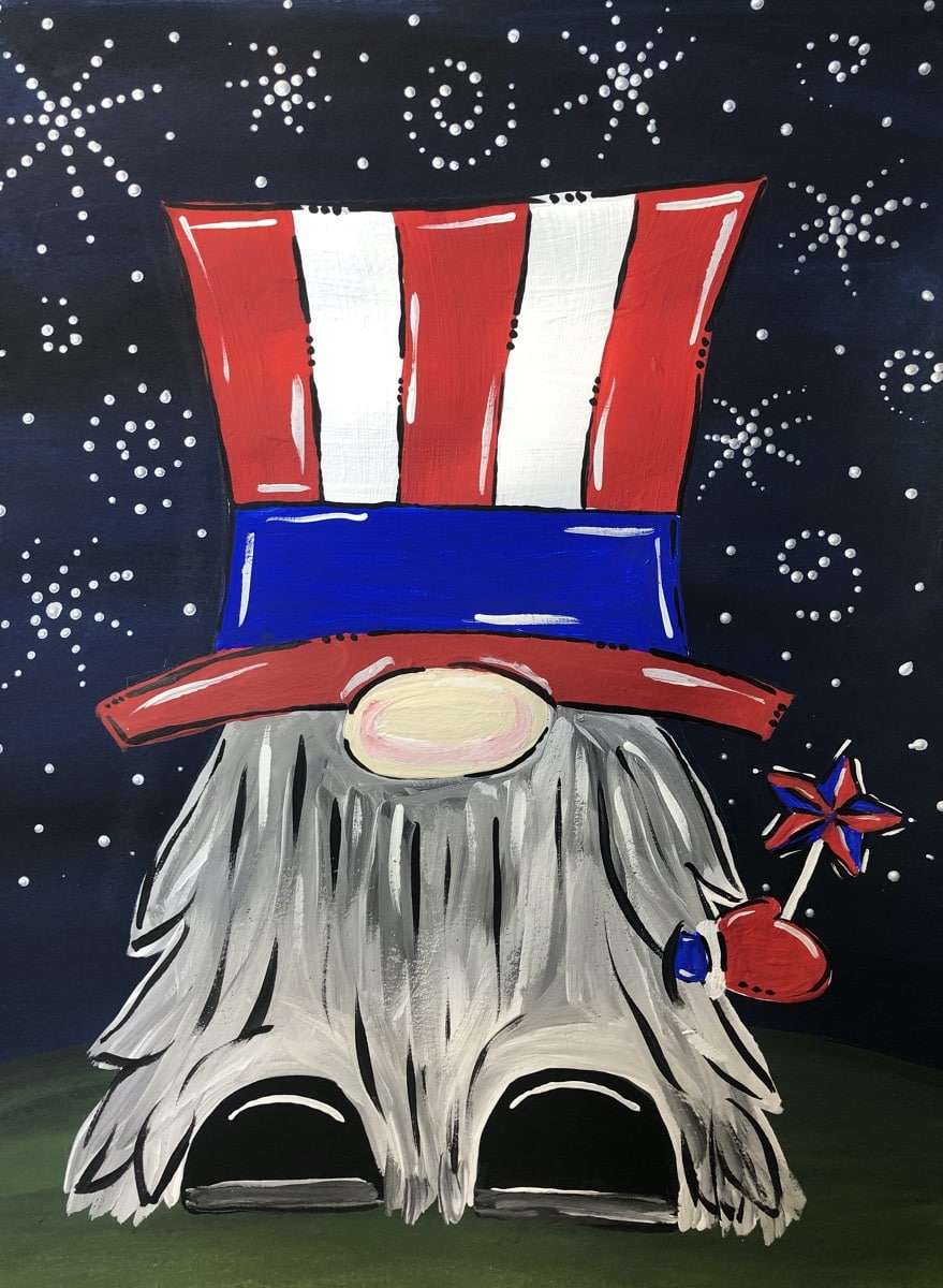 4th of July Gnome Painting Tutorial