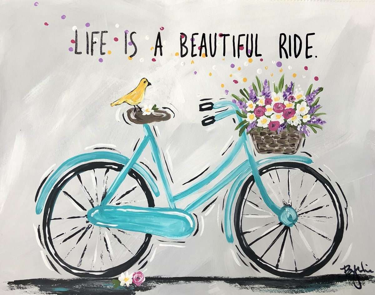 Summer Bike Painting Tutorial