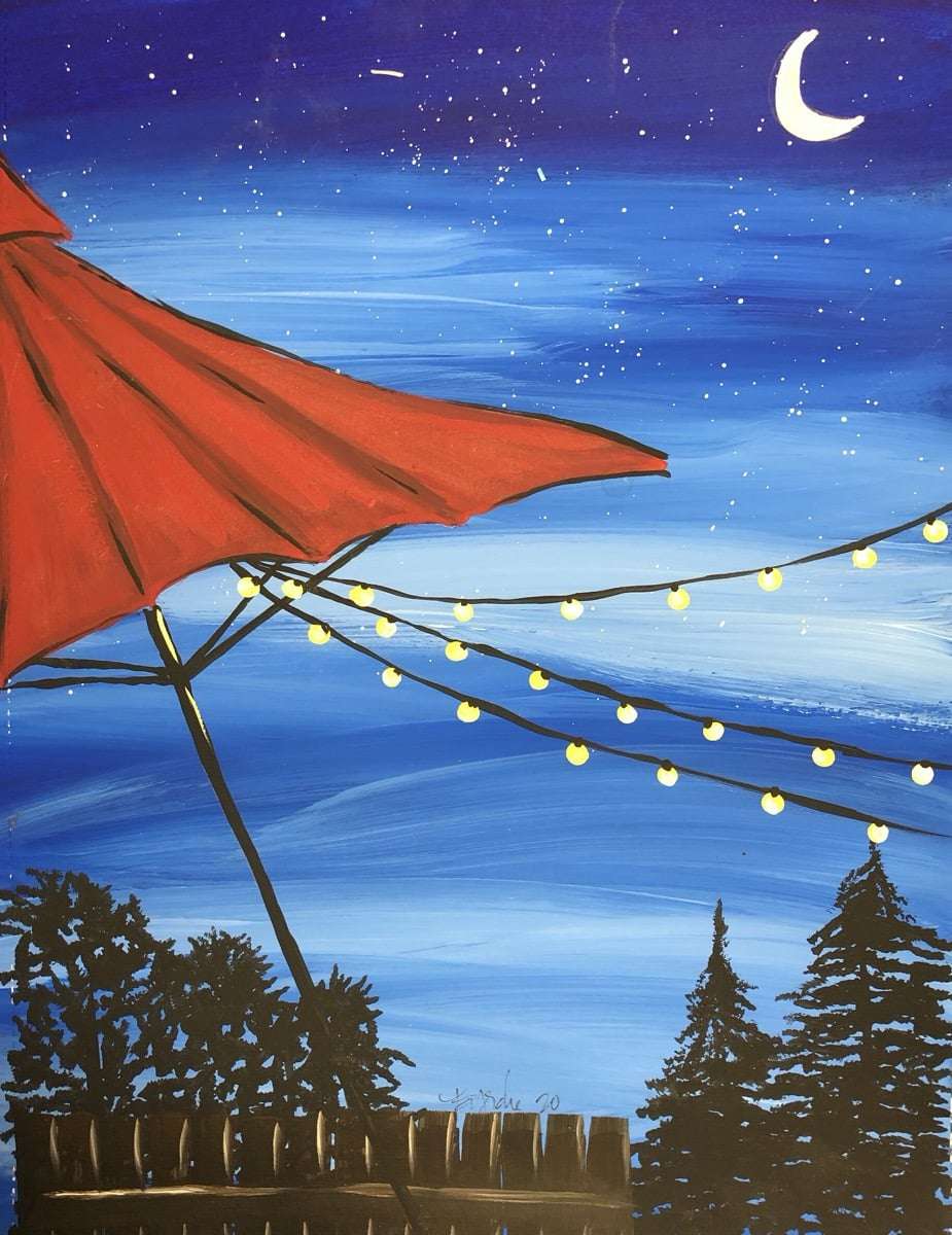 Summer Lights Painting Tutorial