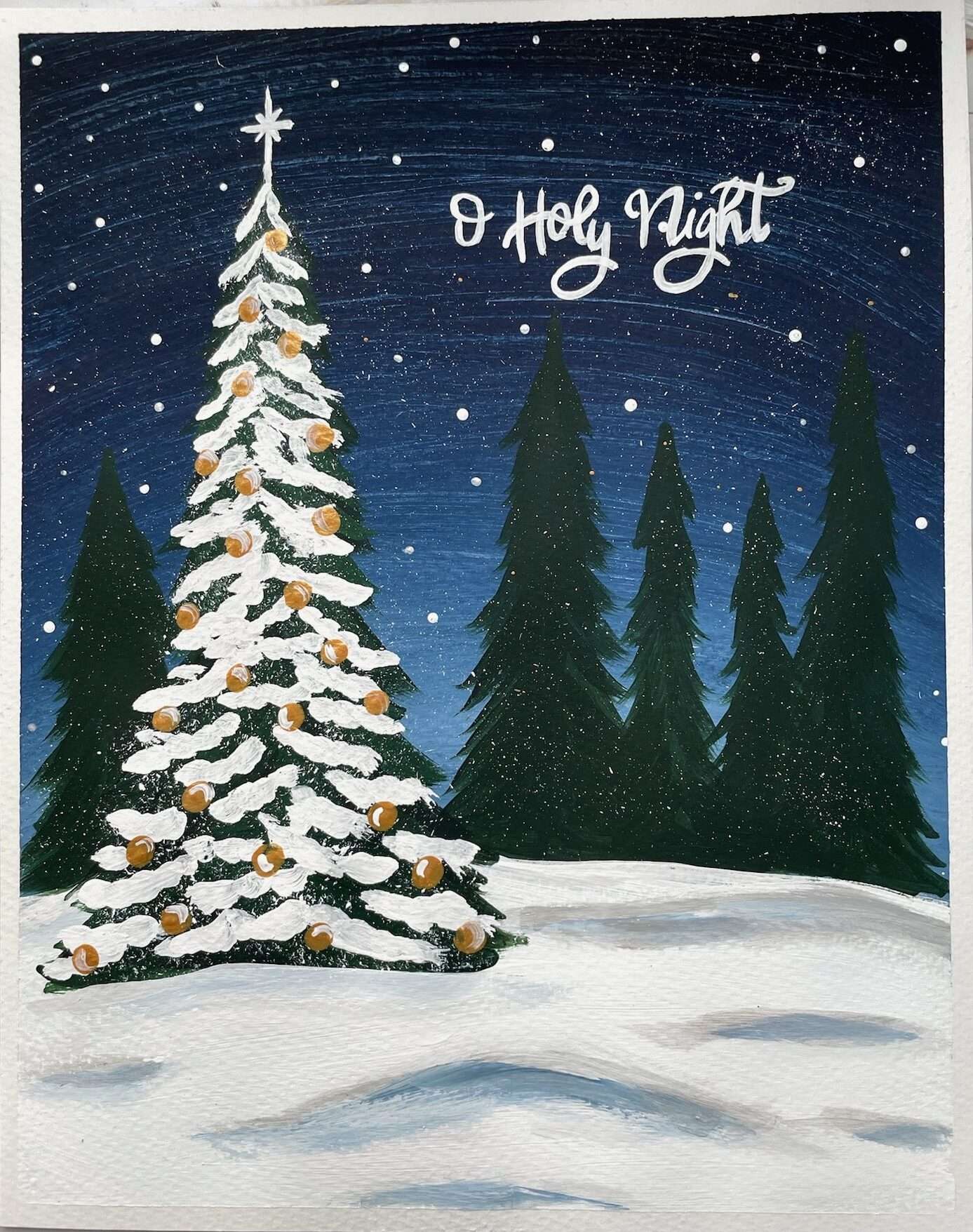 O'Holy Night Painting Tutorial
