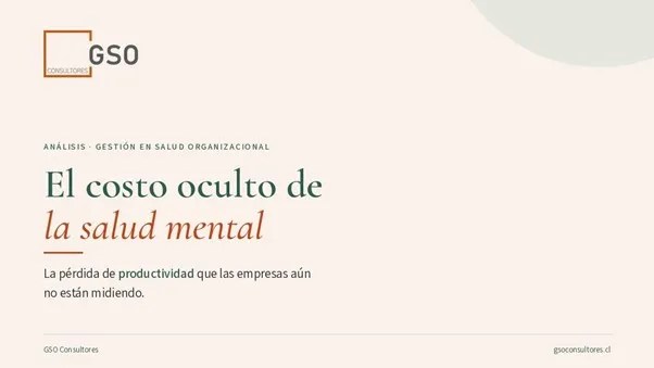 El costo oculto de la salud mental: la pérdida de productividad que las empresas aún no están midiendo