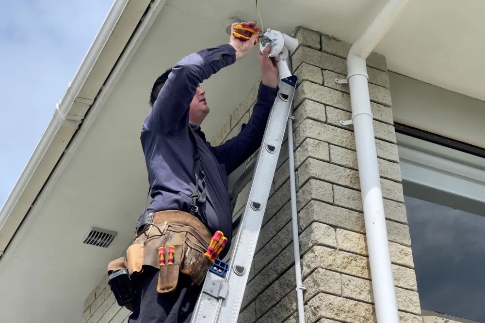 Hardwired Security Camera Installation