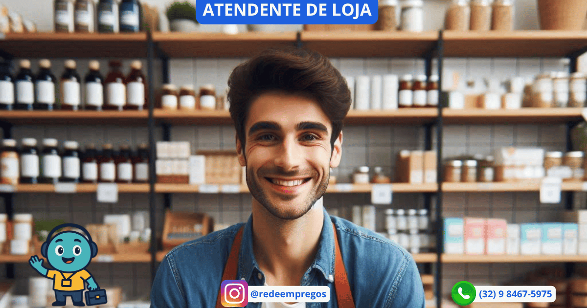 Vaga de Atendente de Loja