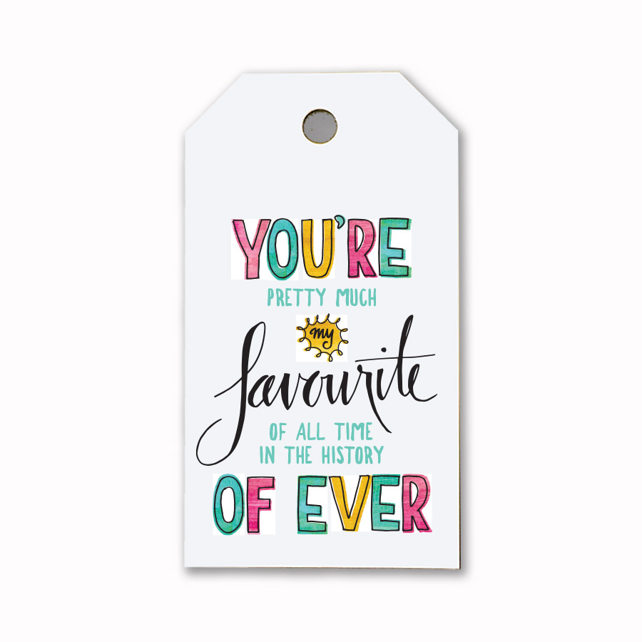 Favourite - Gift Tag