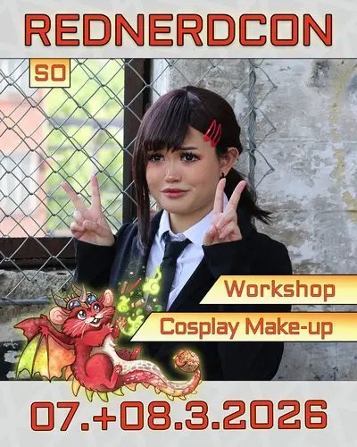 Cosplay Make-Up auf der Rednerdcon
