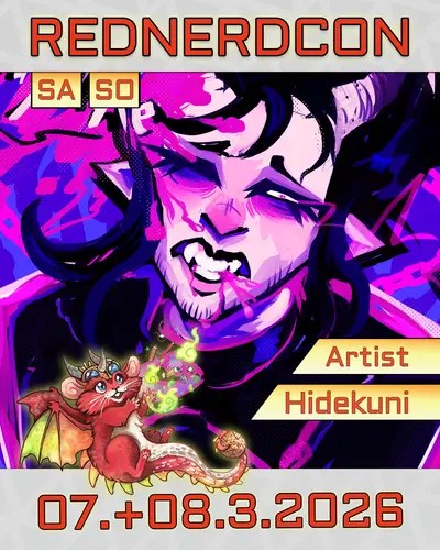 Hidekuni – Artist auf der REDNERDCON