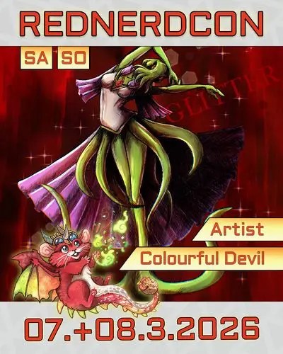 Colourful Devil – Artist auf der REDNERDCON