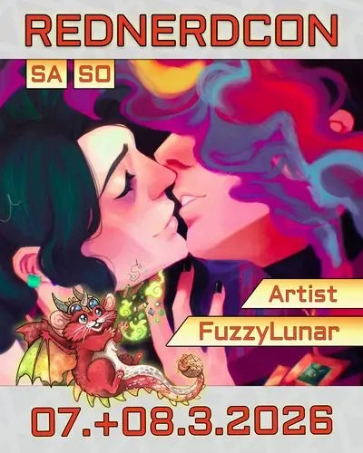 FuzzyLunar – Artist auf der REDNERDCON