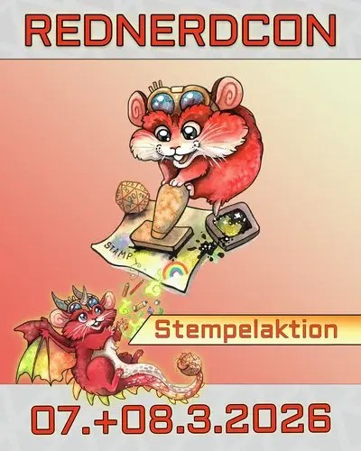 Stempelaktion auf der Rednerdcon