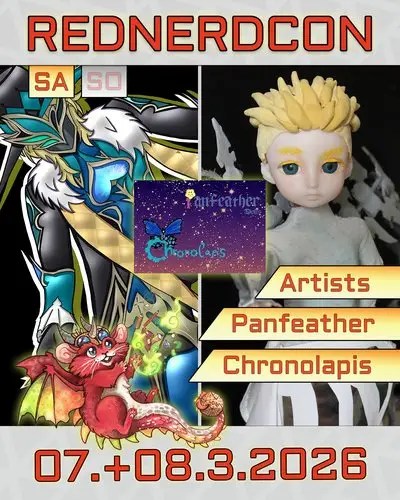 Chronolapis und Panfeather auf der Rednerdcon