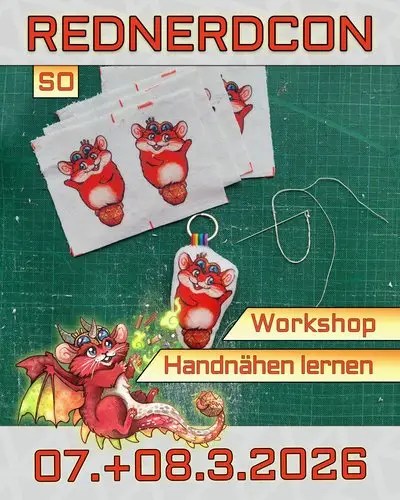 Handnähen lernen auf der Rednerdcon