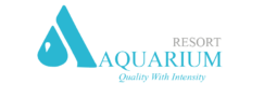 Aquarium Resort logo with the tagline Quality With Intensity