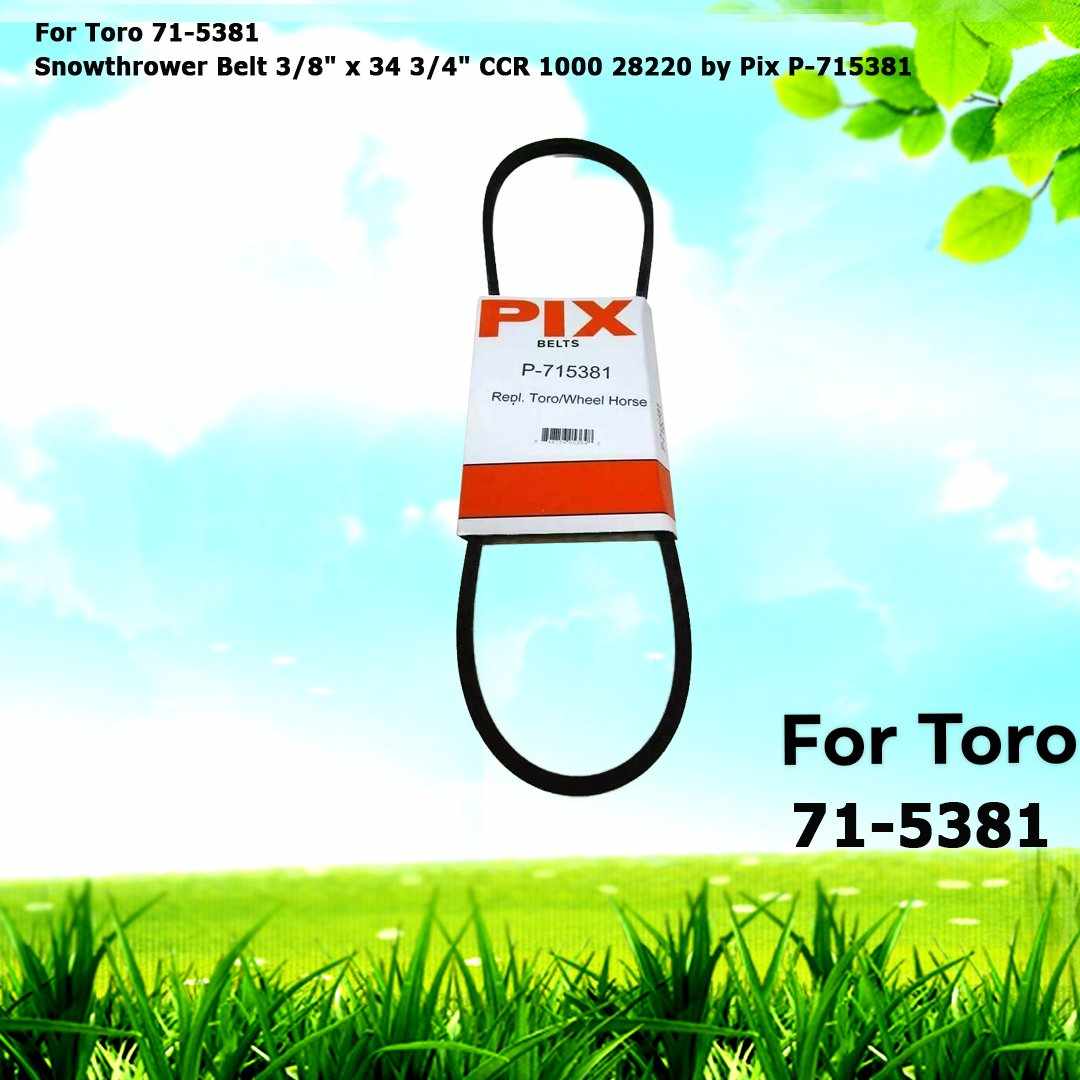 For Toro 71-5381 Snowthrower CCR 1000 28220 Drive Belt | Red Rock