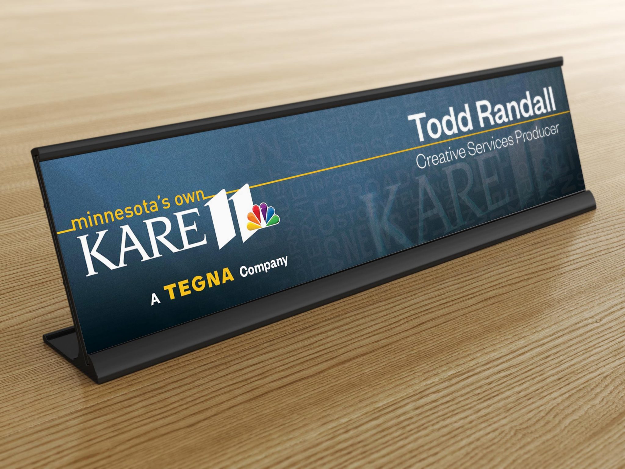 Your nameplate mockup stock images are ready. Nameplate Mockup 1 Red Technologies