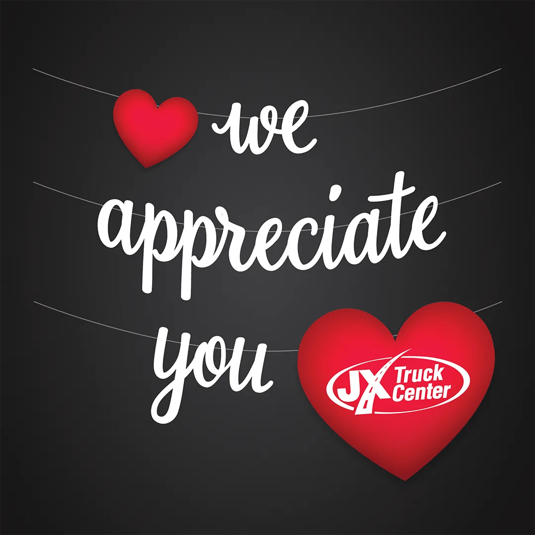 Employee appreciation social post.
