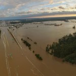 San Jacinto West Fork at 59 during Harvey.