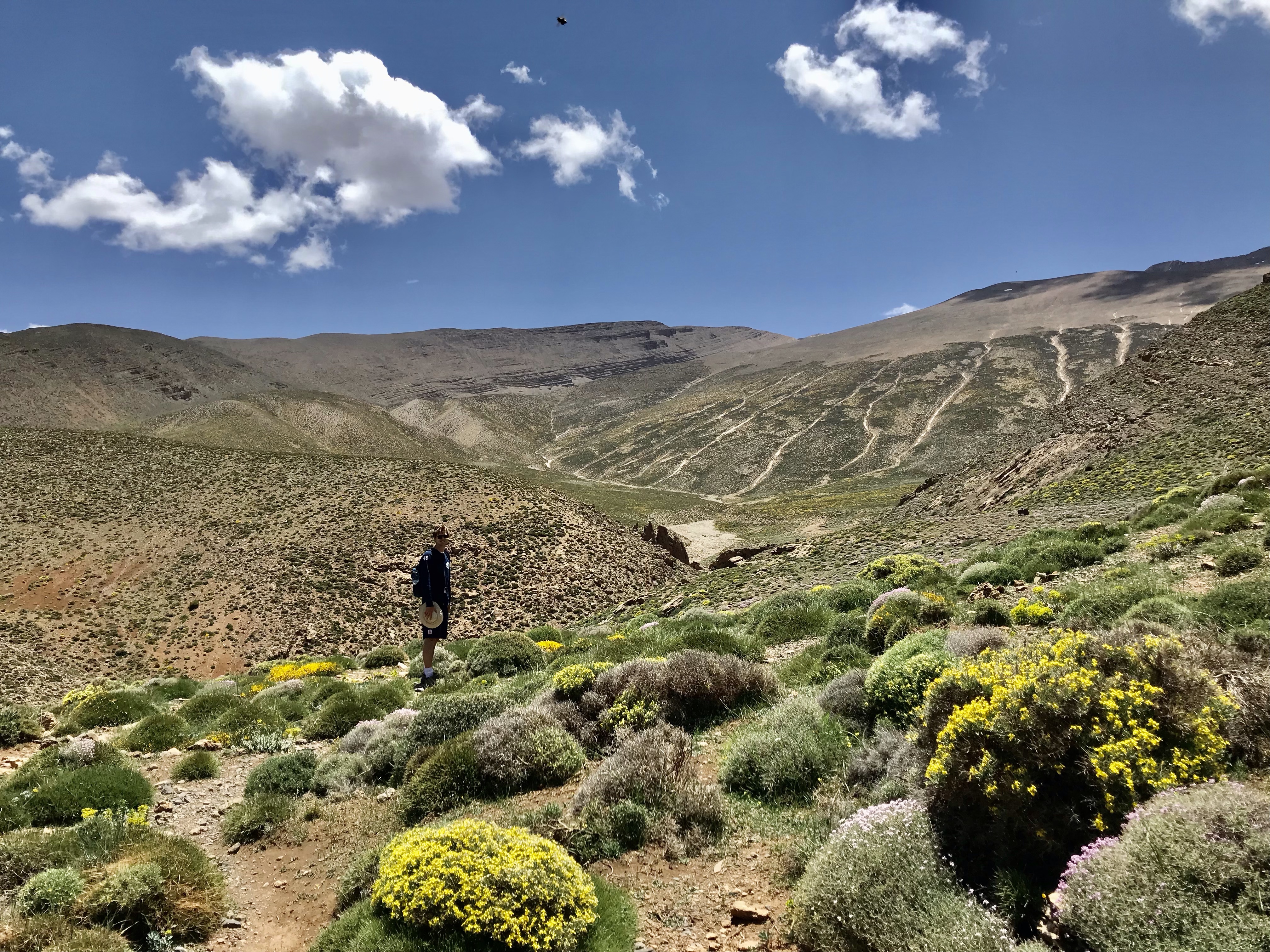 Ruta de senderismo del lago seco de Izourrar