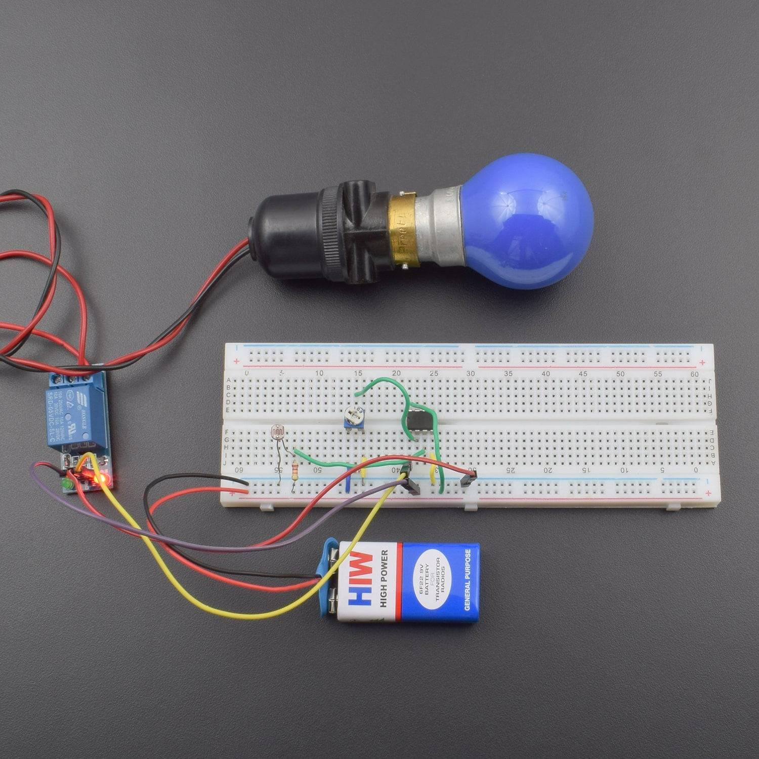 Make An Automatic Night Lamp Using Ldr And Lm358 Ic Rees52