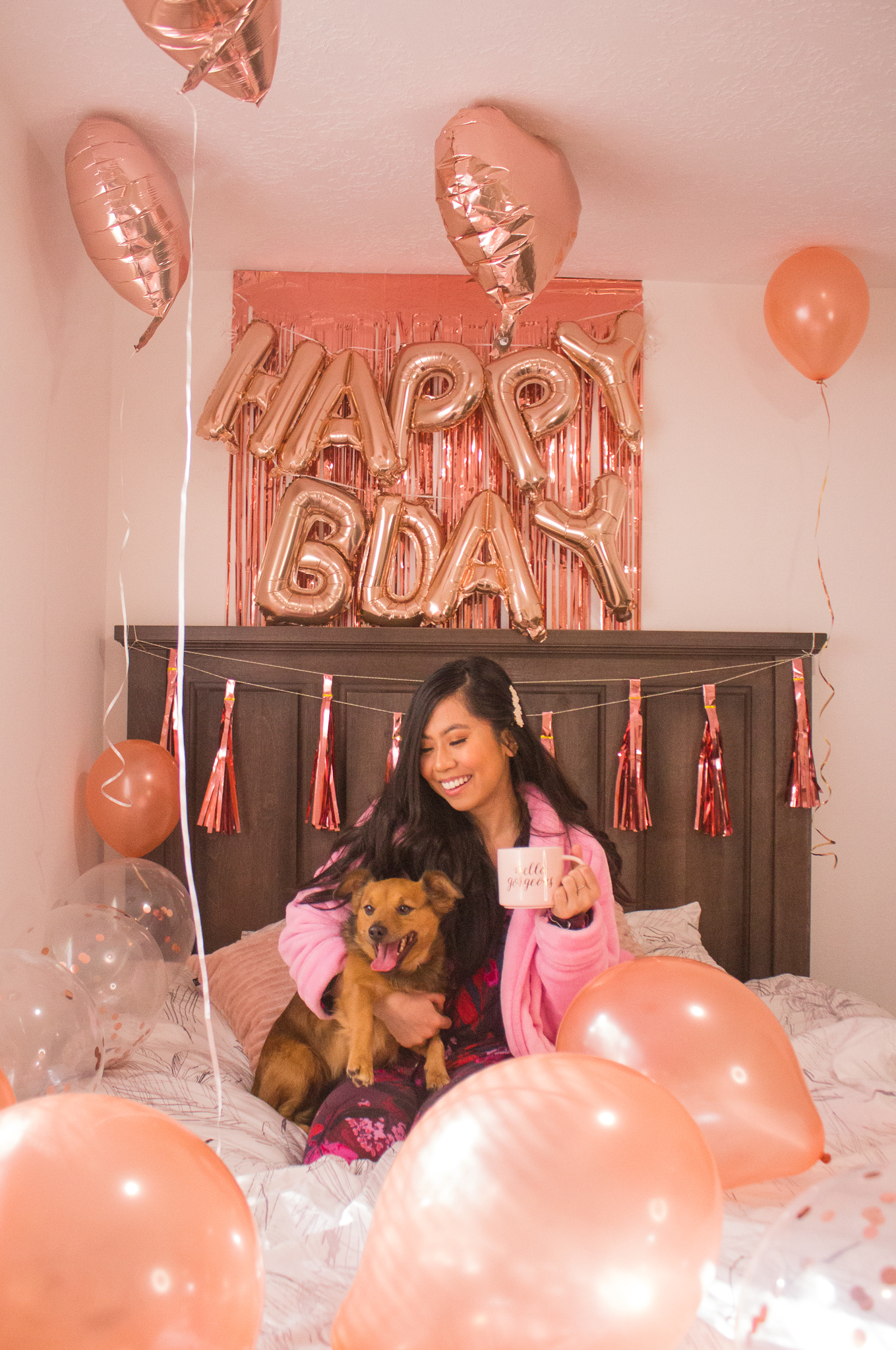 Rose Gold Birthday Shoot