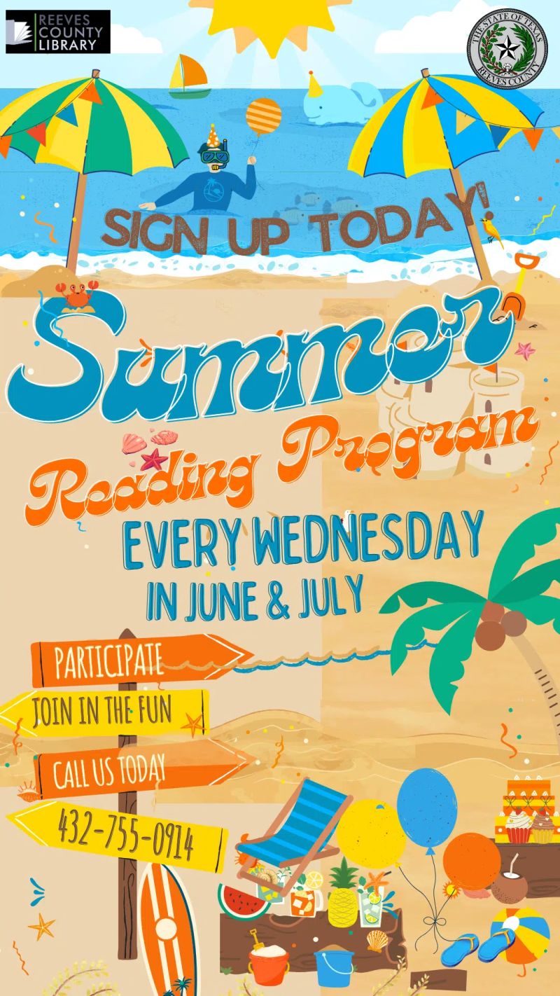 Summer Reading Program Reeves County Library - Download Stunning Dark Image | 8K