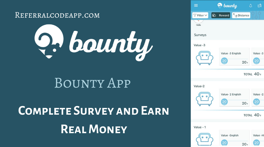 Bounty Referral Code Share Your Thought And Earn Money Referralcodeapp