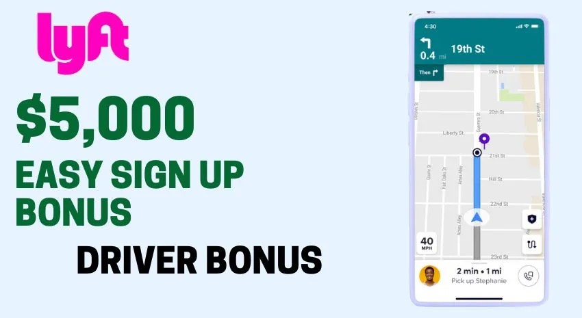 Lyft sign up bonus: get $5,000 new lyft driver bonus and referral reward