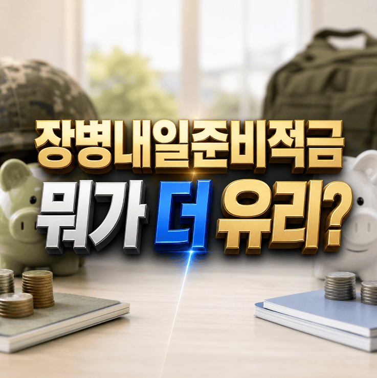 장병내일준비적금과 ISA·청년도약계좌 2026 비교 인포그래픽