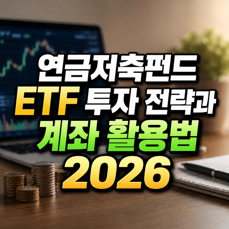 연금저축펀드 ETF 투자 전략과 과세이연 효과 2026 비교