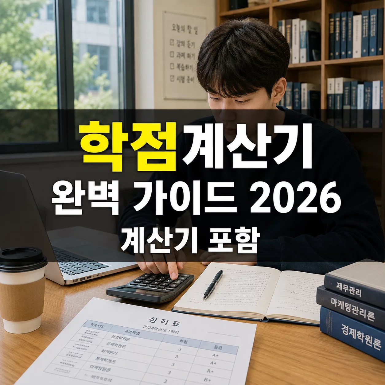 학점계산기 GPA 계산 장학금 대학원 완벽 가이드 2026