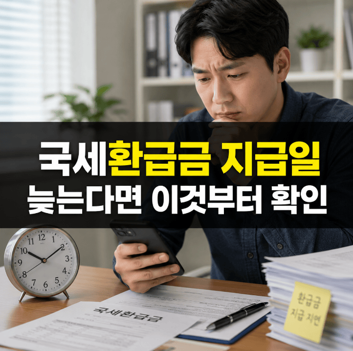 국세환급금 지급일 지연 시 확인할 3가지 점검 경로 2026년 6월