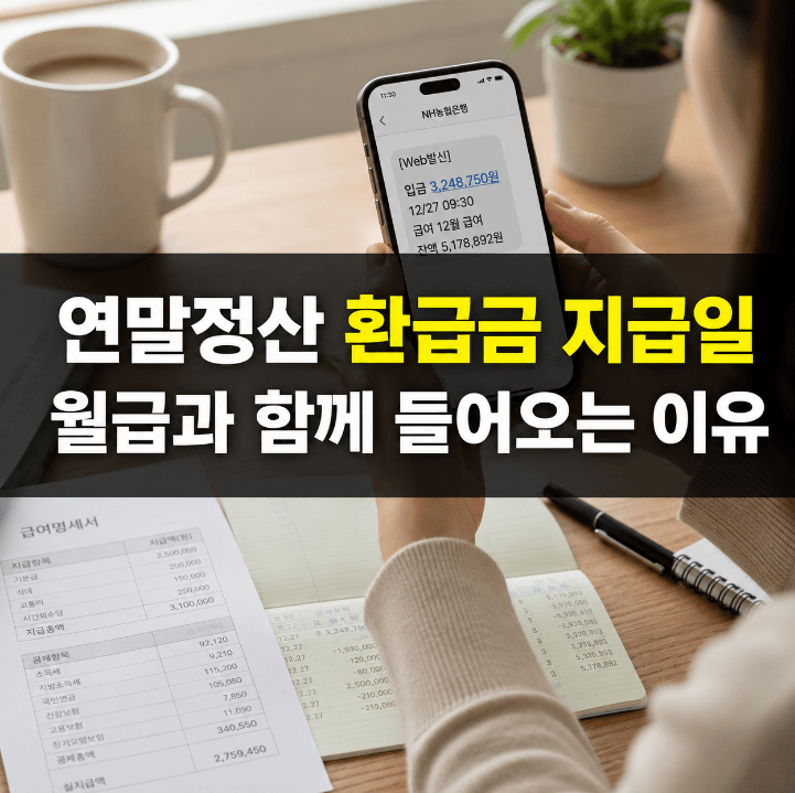 연말정산 환급금 지급일 회사별 2월 3월 급여 반영 2026년 기준