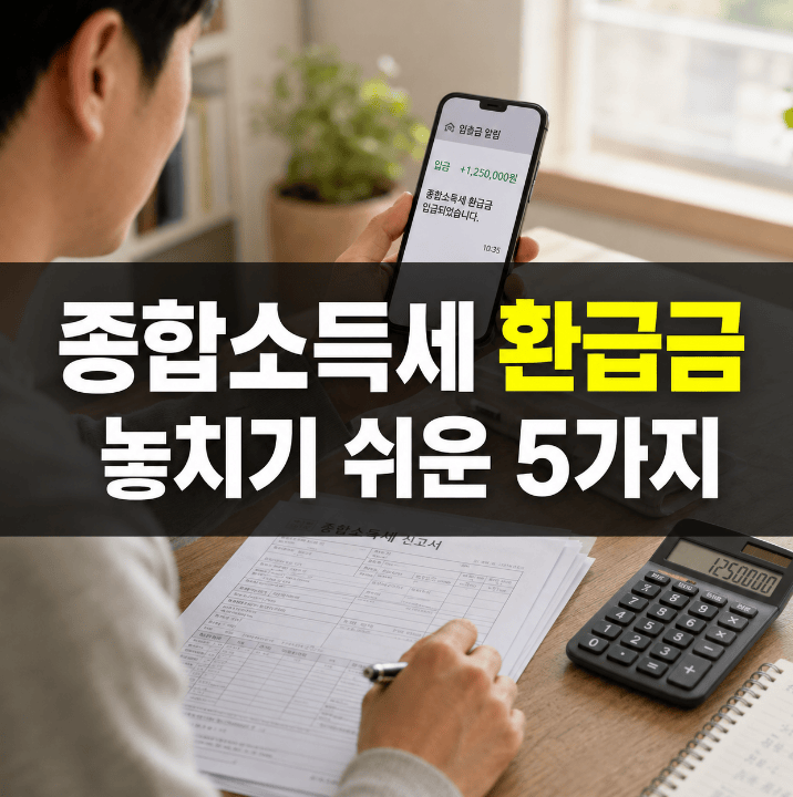 종합소득세 환급금 지급일과 조회 방법을 정리한 2026년 안내 이미지