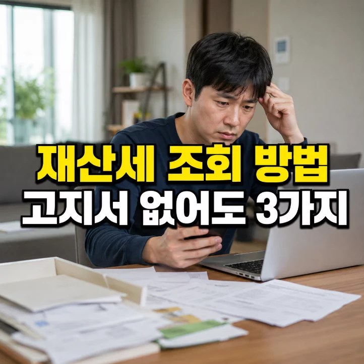 재산세 조회 위택스 ETAX 정부24 고지서 없이 확인 3가지 방법 이미지