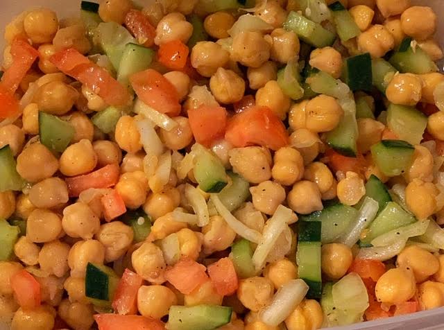Daniel Fasting: Chickpea Salad