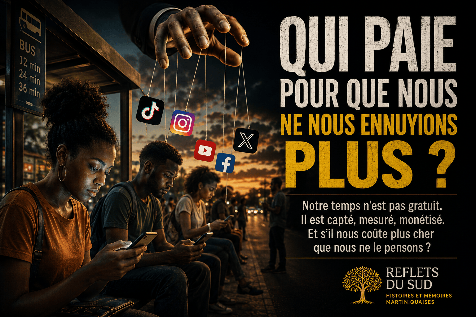 Visuel de la brève « Qui paie pour que nous ne nous ennuyions plus ? » sur l’économie de l’attention