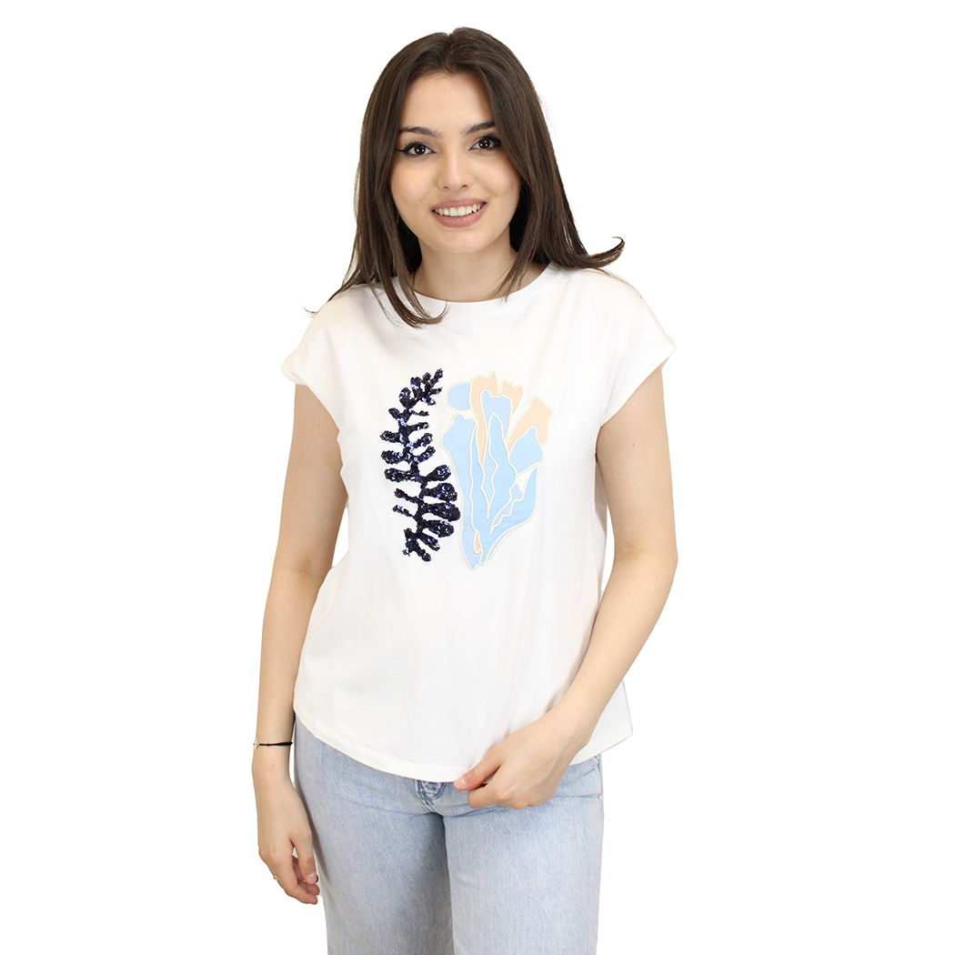 Tricou comma cu Imprimeu