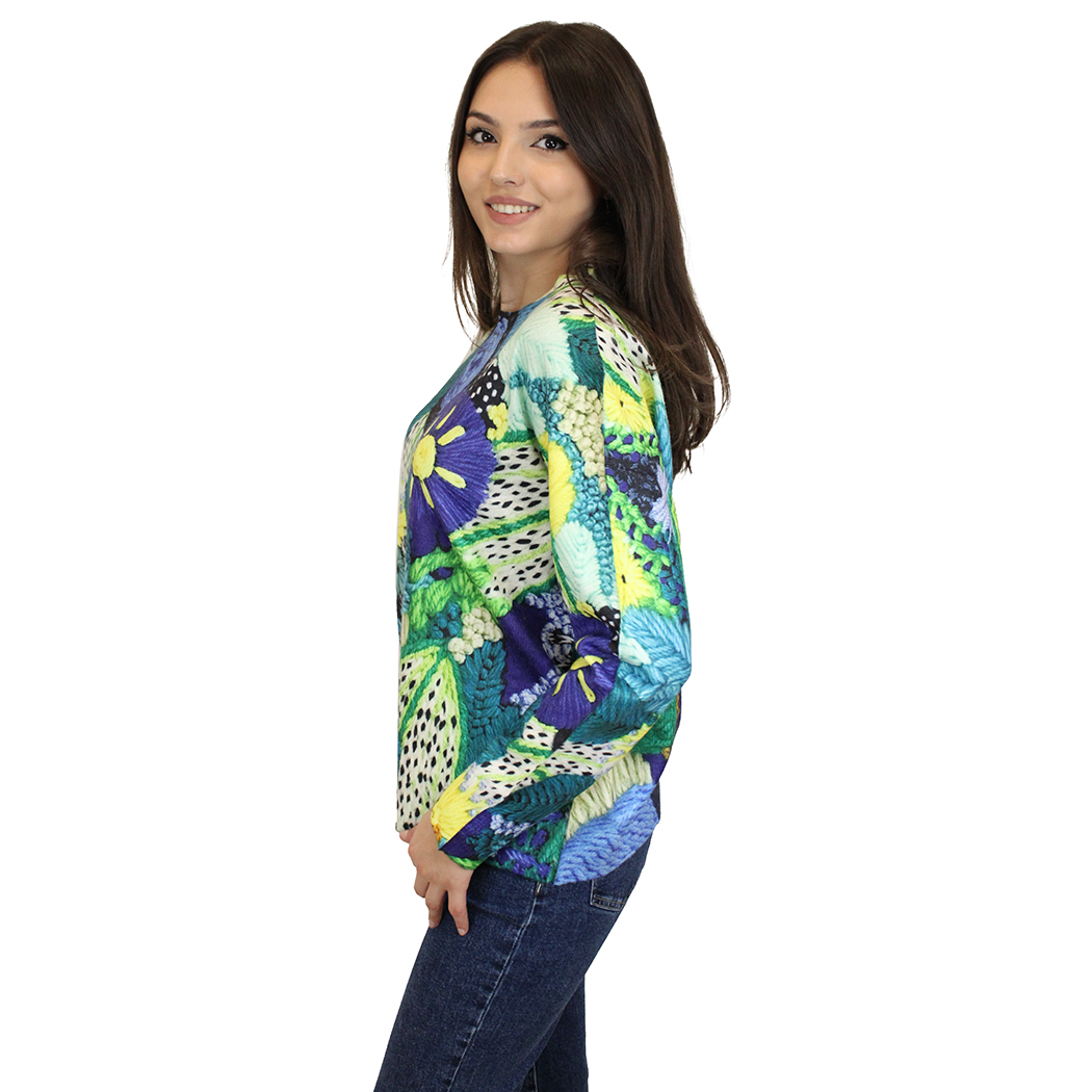 Bluză Franco Ferri Print Multicolor