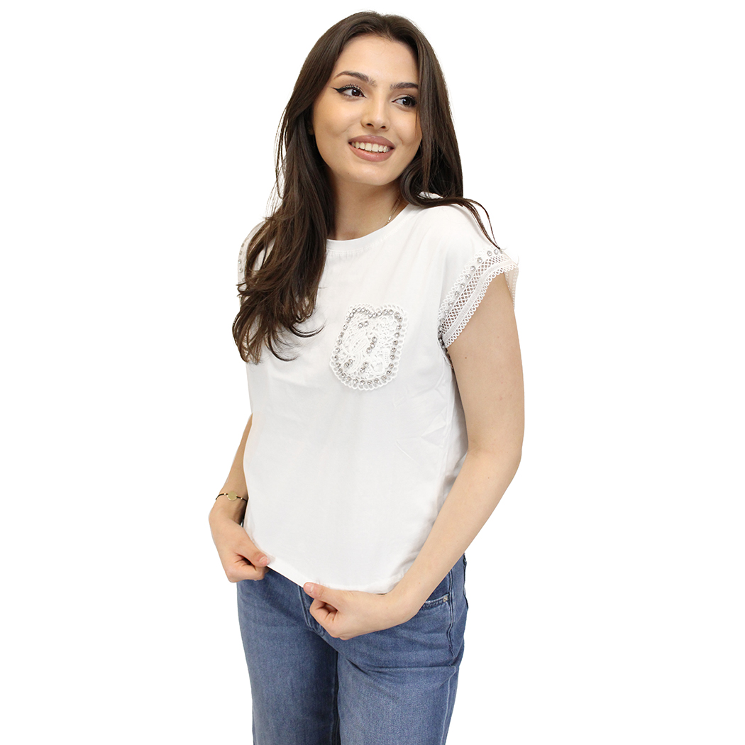 Tricou Franco Ferri Alb