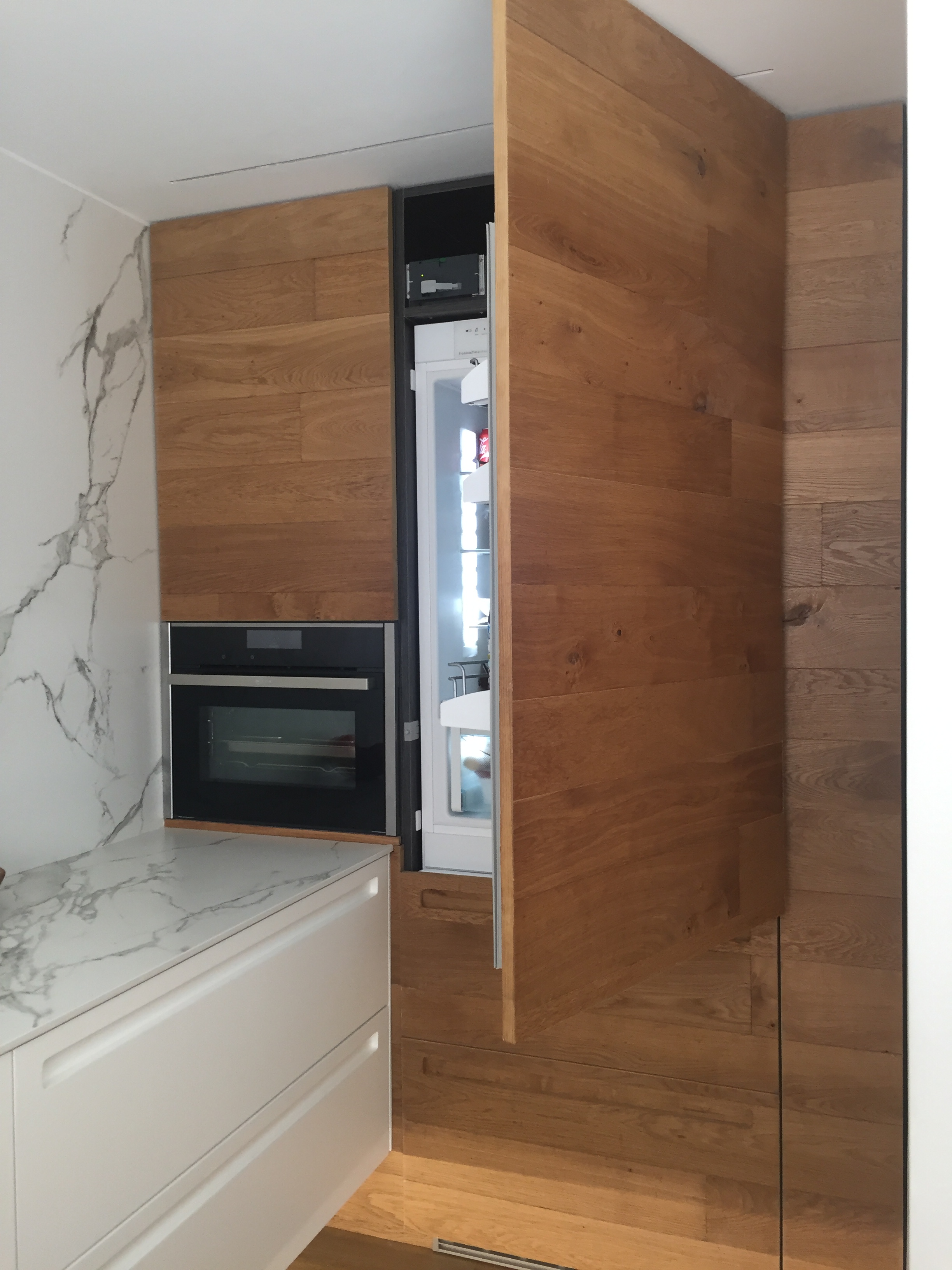Reforma De Cocina Blanca Y Madera Exito Asegurado Reformart Estudio