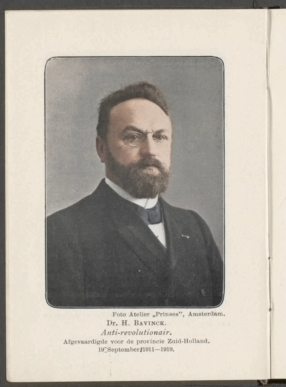 Herman Bavinck Lightly colorized by Reformed Dogmatika; original source detail retained.