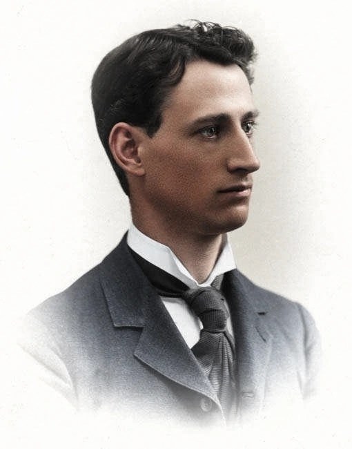 Geerhardus Vos Lightly colorized by Reformed Dogmatika; original source detail retained.