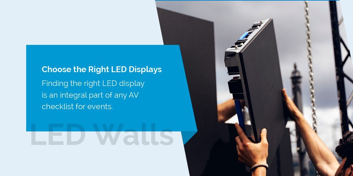 Choosing the right LED displays.