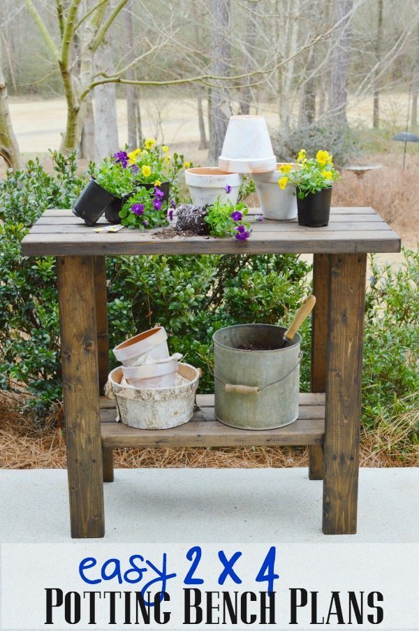 Potting bench plans