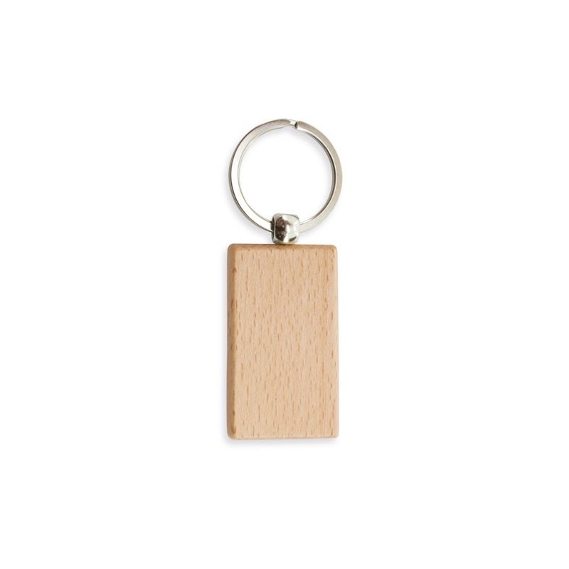 Llavero Rect Rectangular Madera