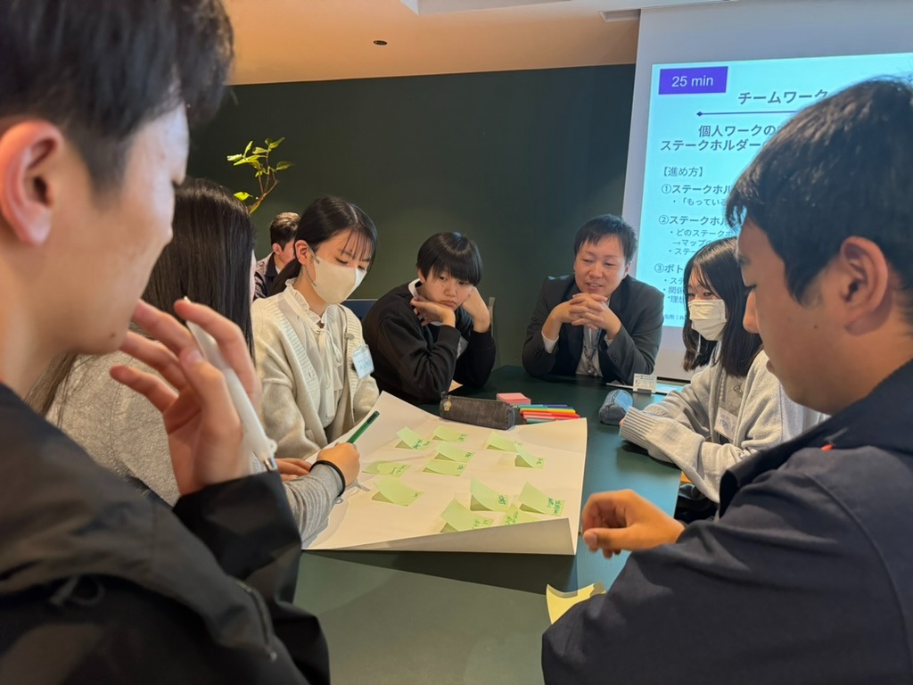 福井県との政策立案ワークショップで課題を整理する参加者