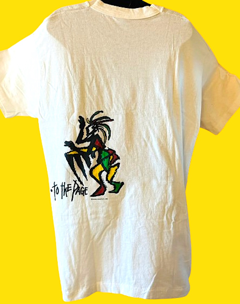 "From the Stage . . . to the Page" White Tee 1995 - Image 2