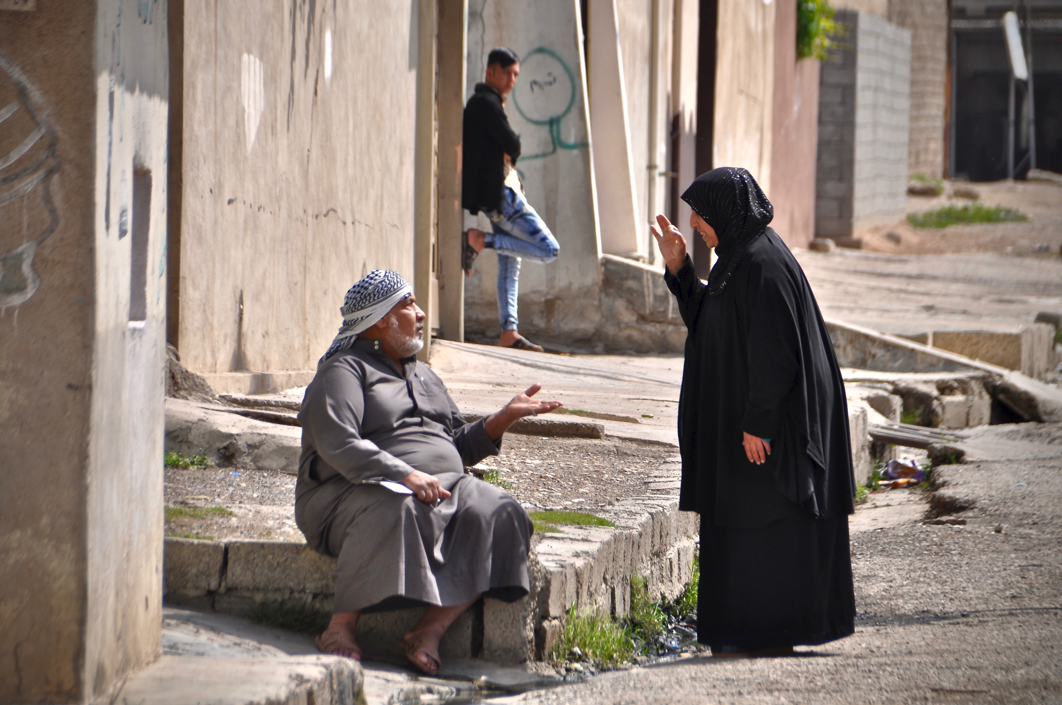 Unterhaltung in Mosul