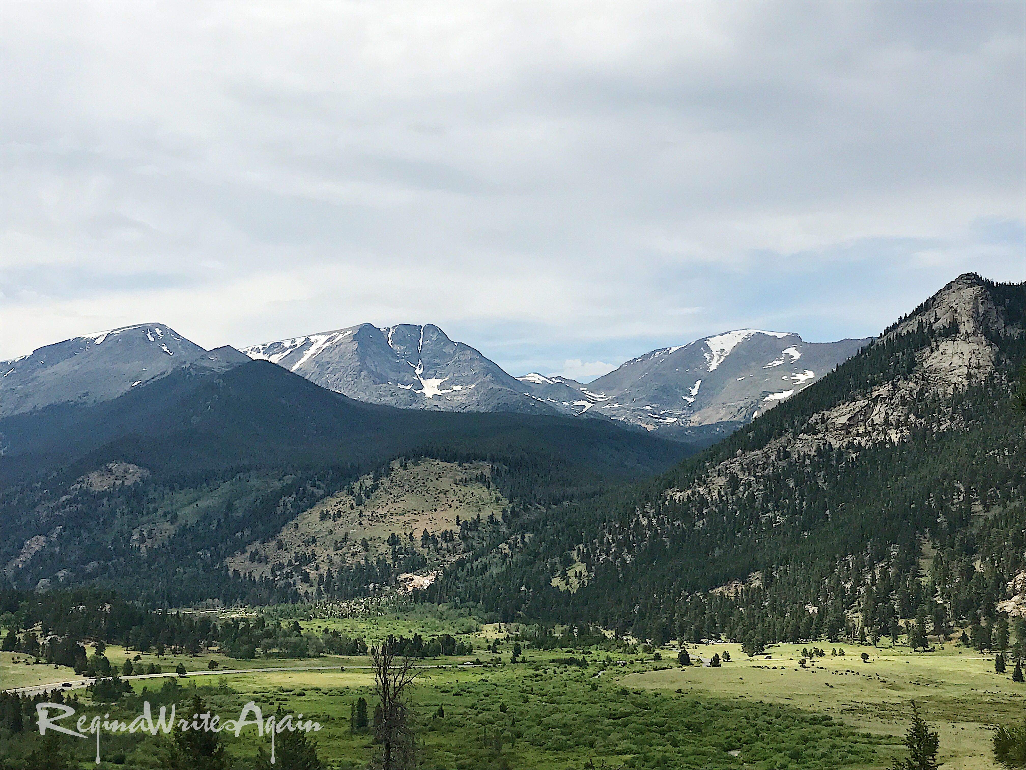 Snow-capped mountains of Colorado!