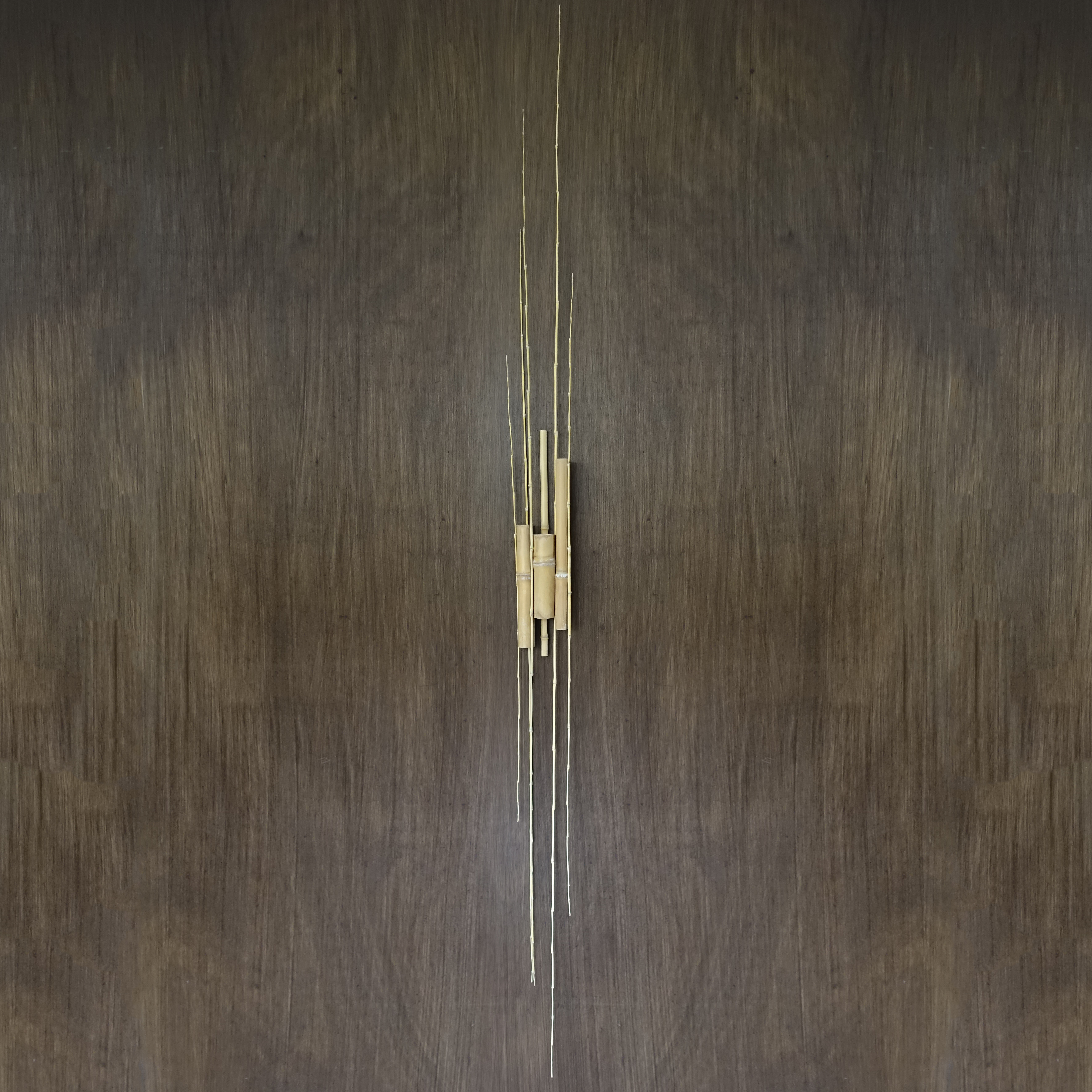 Sculpture 26. L 7,5 x 3,5 x H 142 cm. Bambou